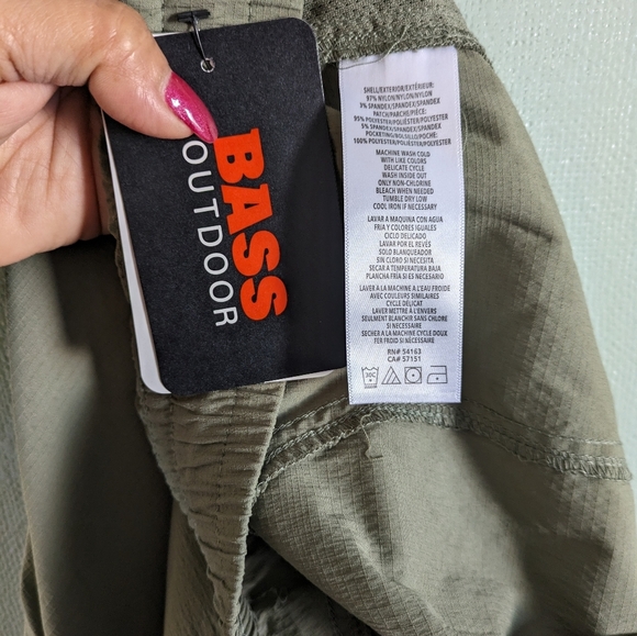 Bass Outdoor Men's Olive Green Cargo Jogger Pants XL - Picture 3 of 16